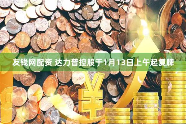 友钱网配资 达力普控股于1月13日上午起复牌